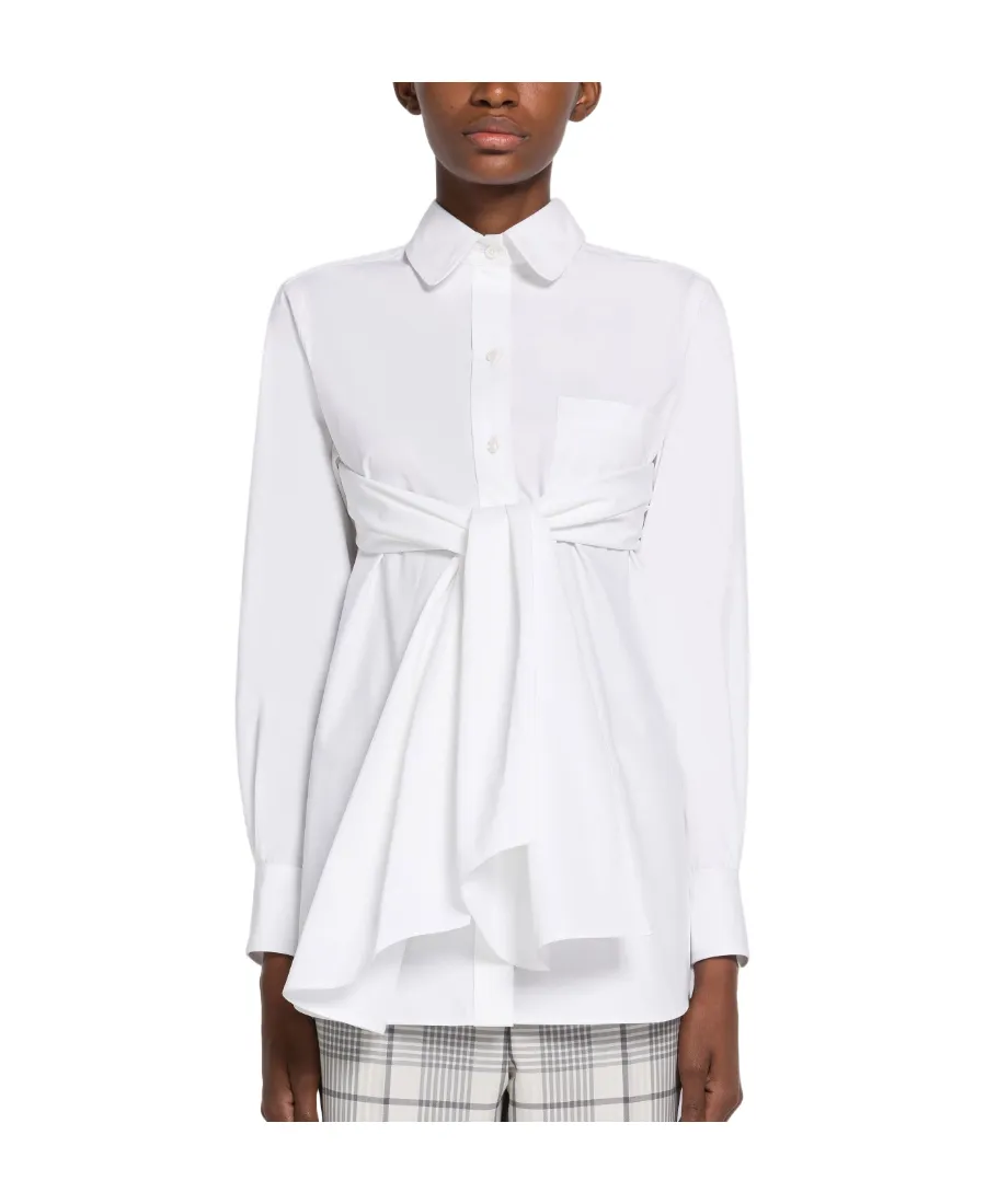 Thom Browne Asymmetric Hem Buttoned Shirt