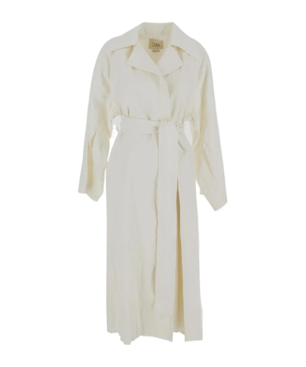Quira Belted Long-Sleeved Coat