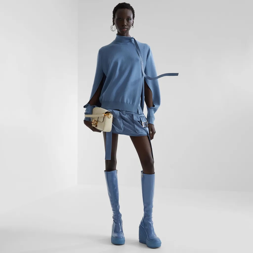 Fendi Cut-Out Detailed Sweater