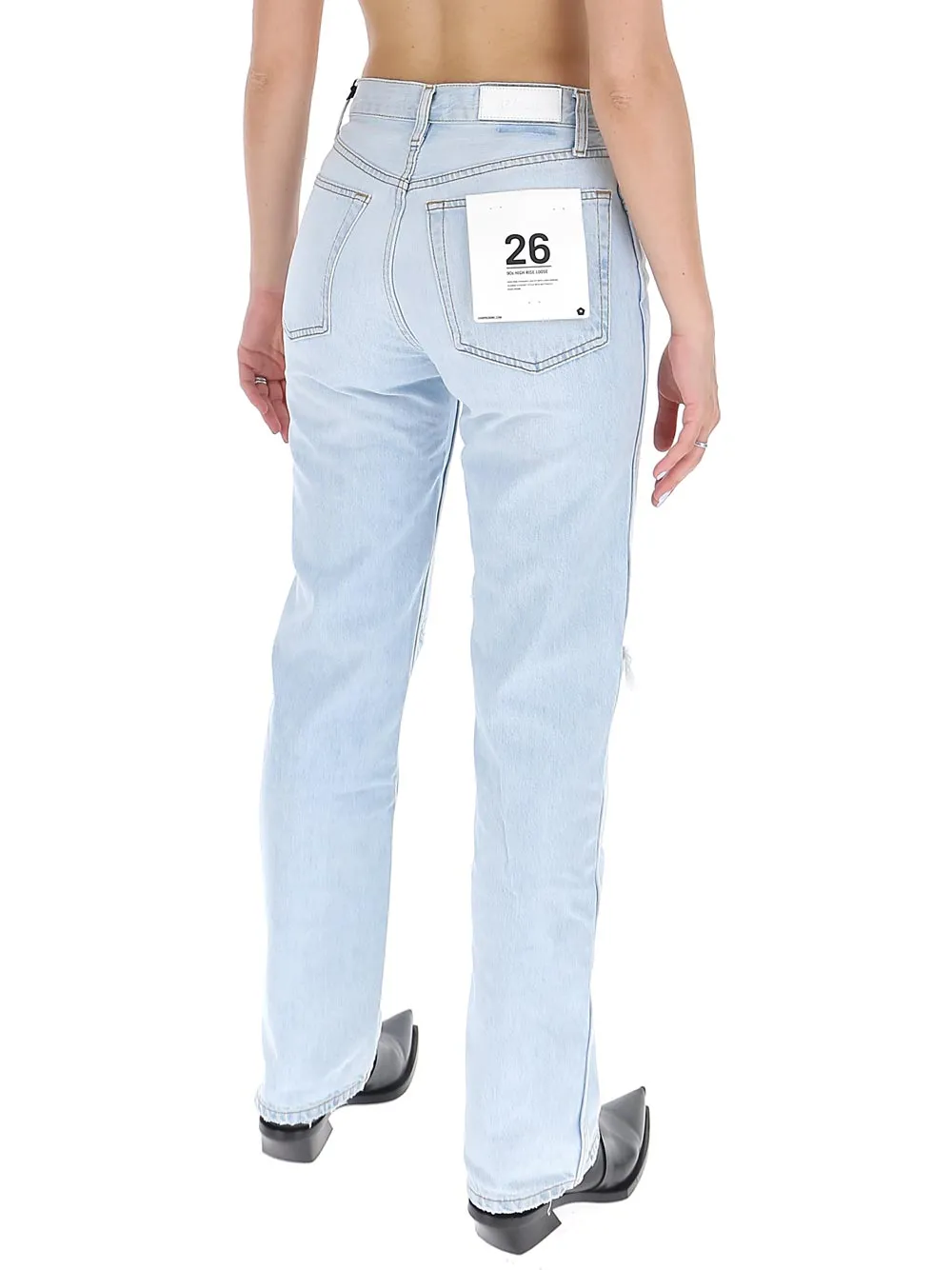 '90S Bleached High-Rise Jeans