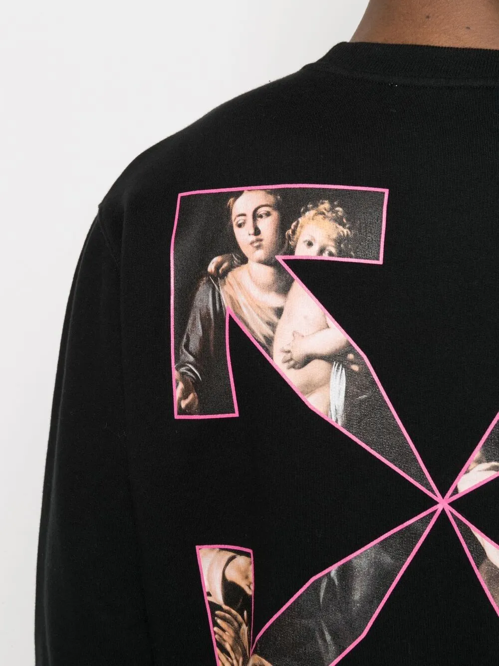 Arrows-Motif Printed Sweatshirt