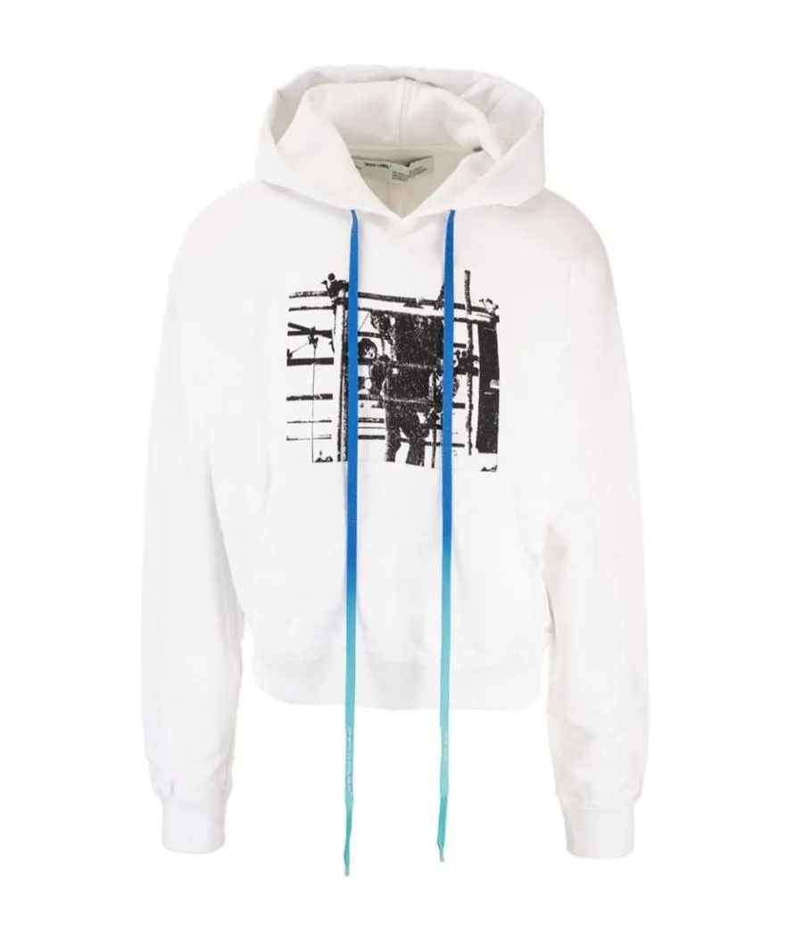 Printed Hooded Sweater