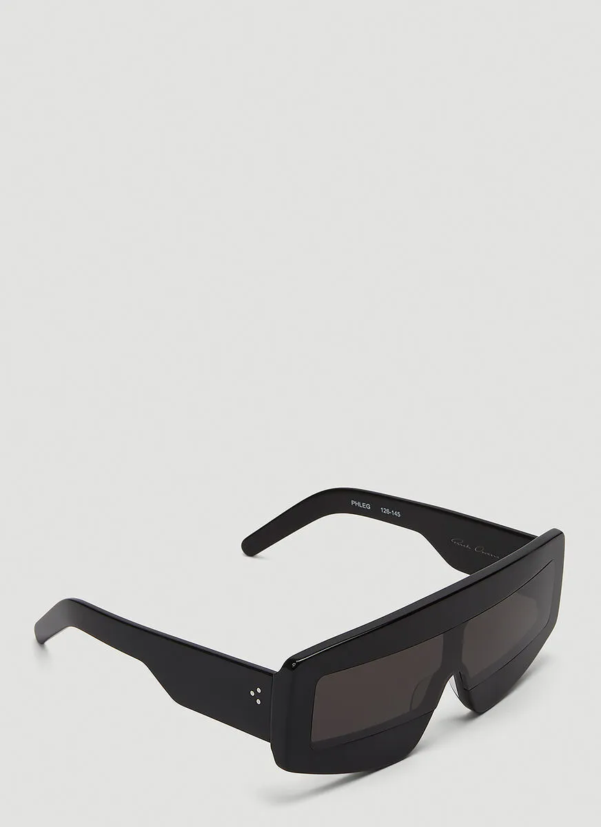 Rick Owens Phleg Shield Sunglasses