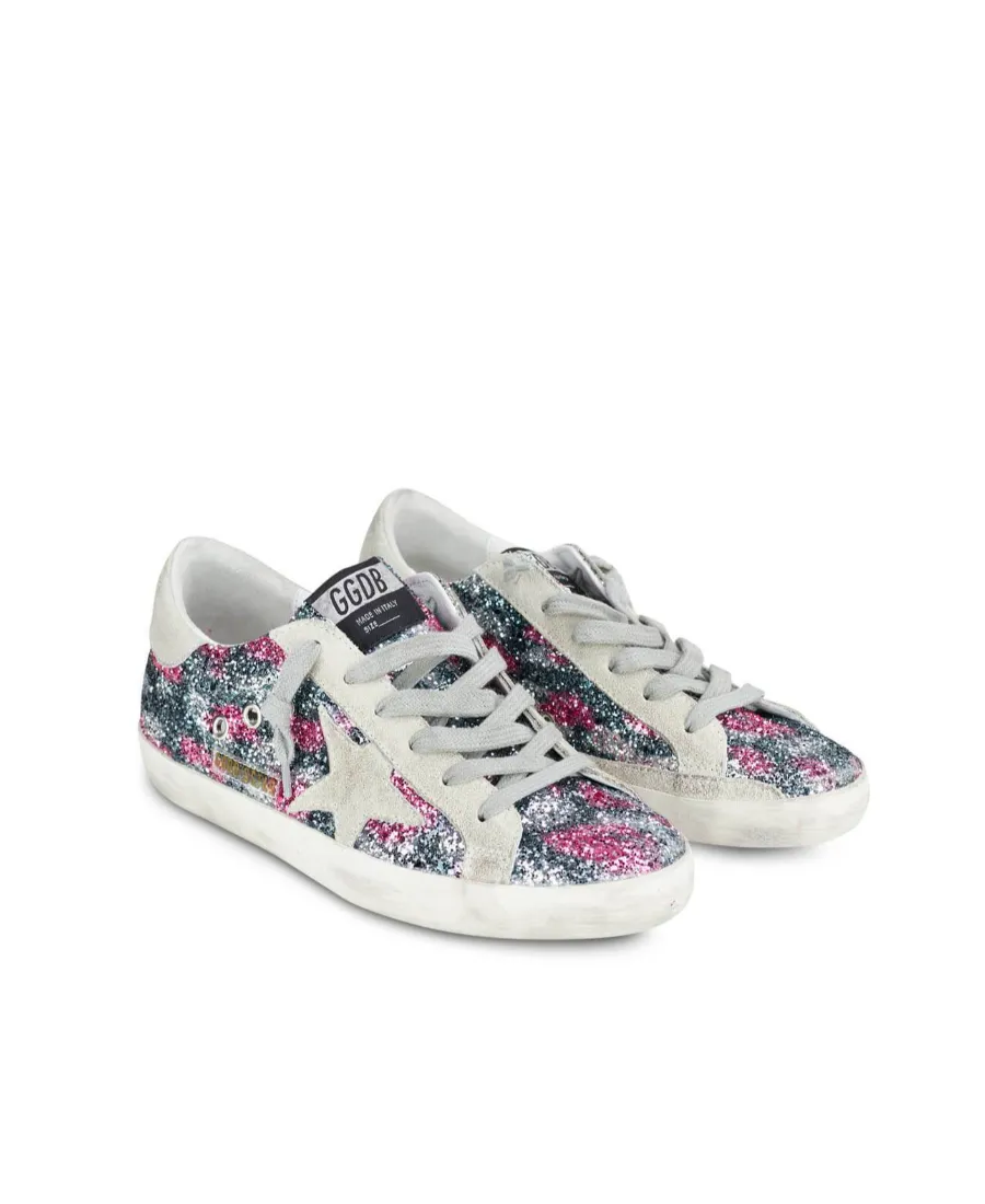 Superstar Glitter-Effect Sneakers