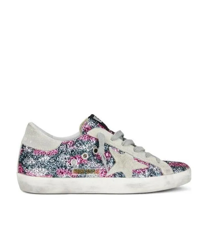 Superstar Glitter-Effect Sneakers
