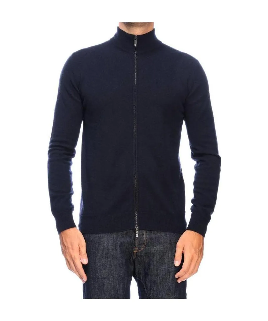 Zip-Up Long-Sleeve Cardigan
