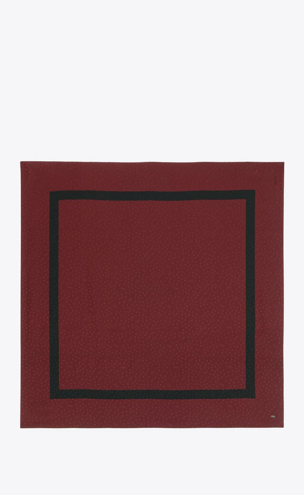 Flower Dotted Silk Jacquard Square Scarf