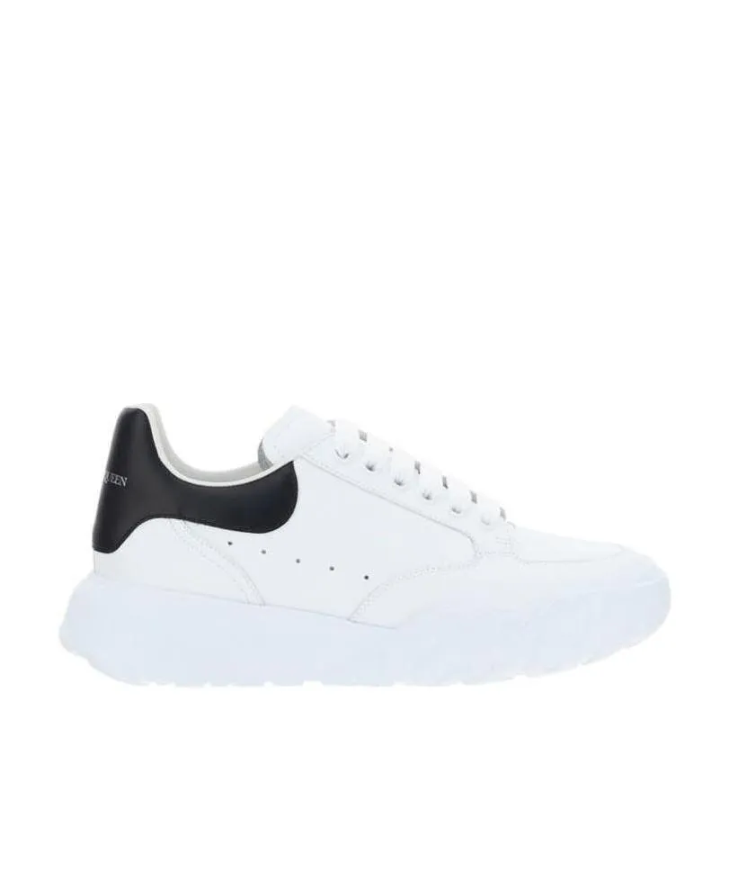 Alexander Mcqueen Logo Embossed Lace-Up Sneakers