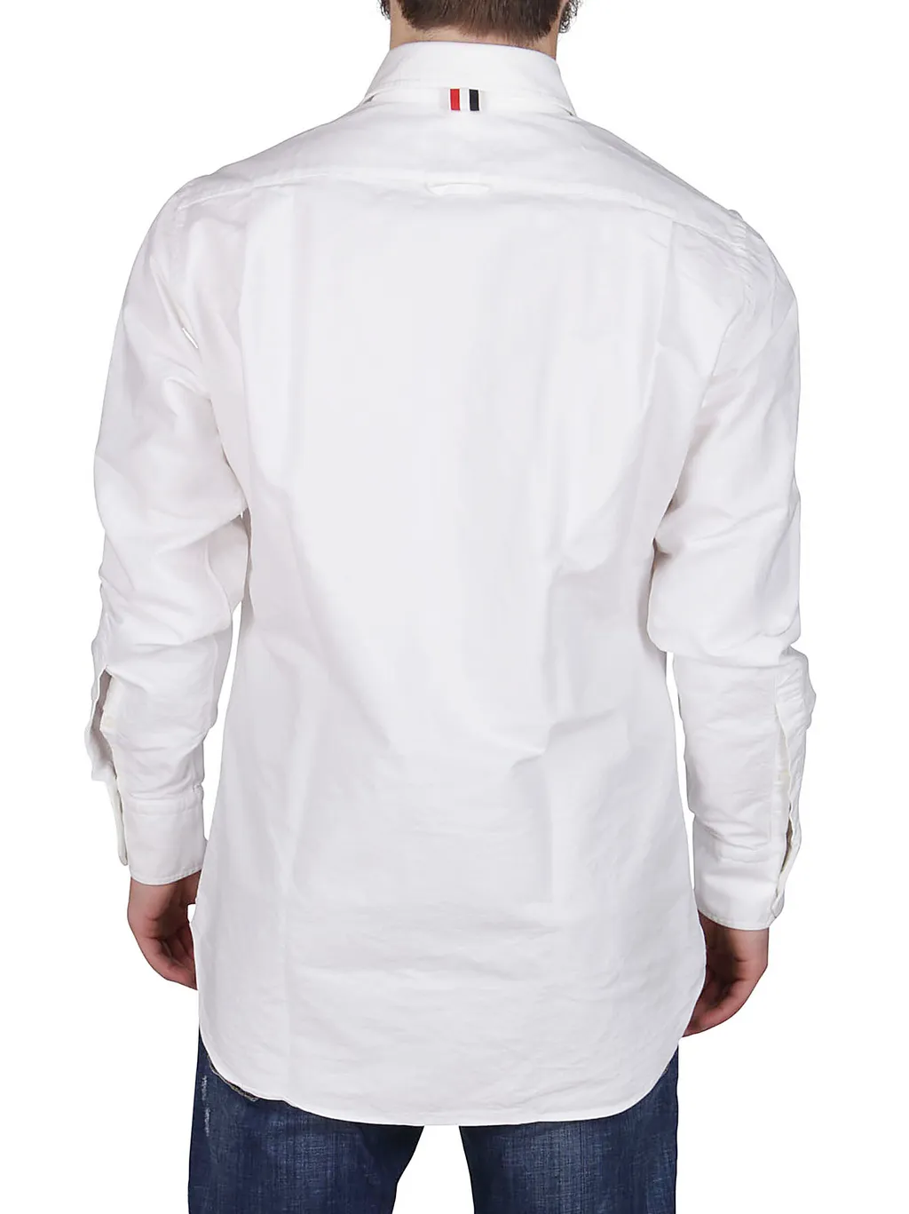 Thom Browne Collared Button-Up Oxford Shirt