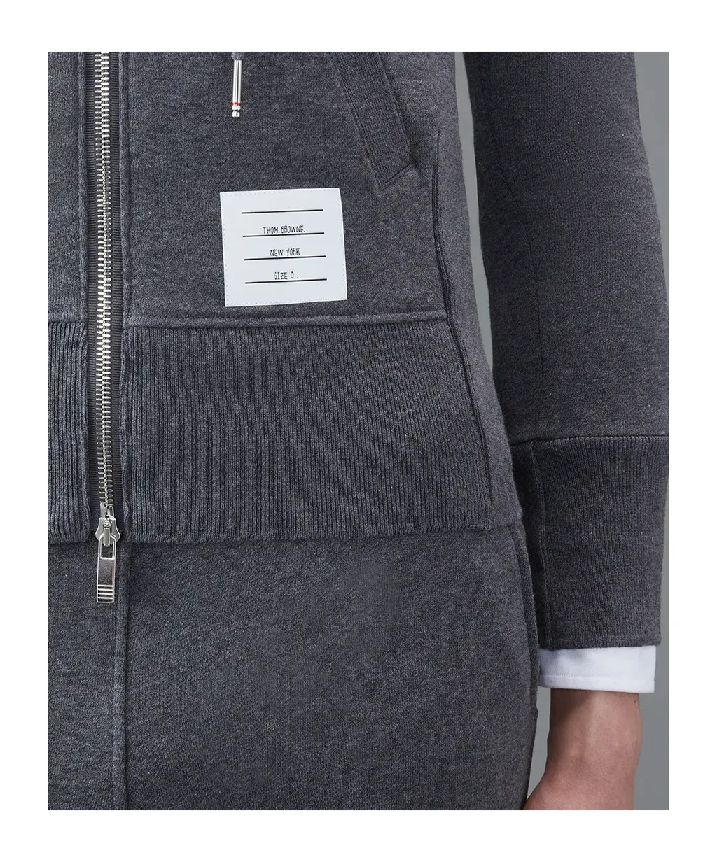 Thom Browne 4-Bar Striped Zipped Jacket