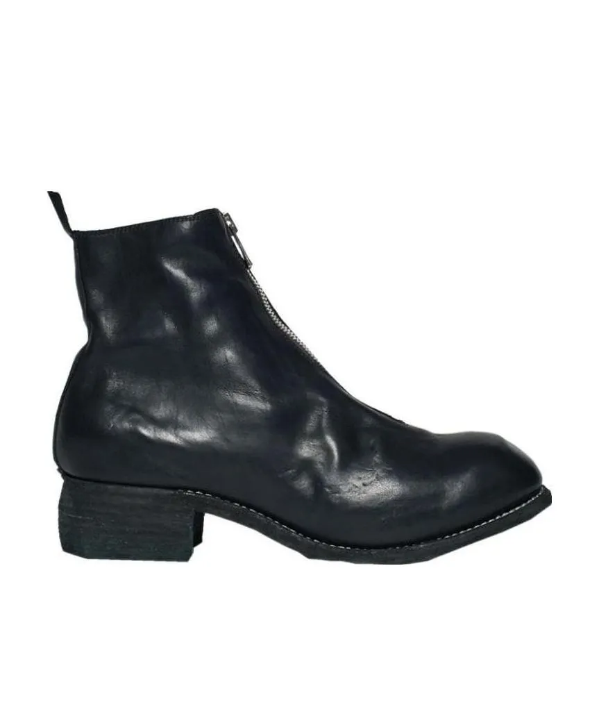 Front Zip Ankle Boots