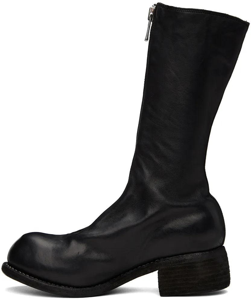 Pl9 Front Zipper Boots