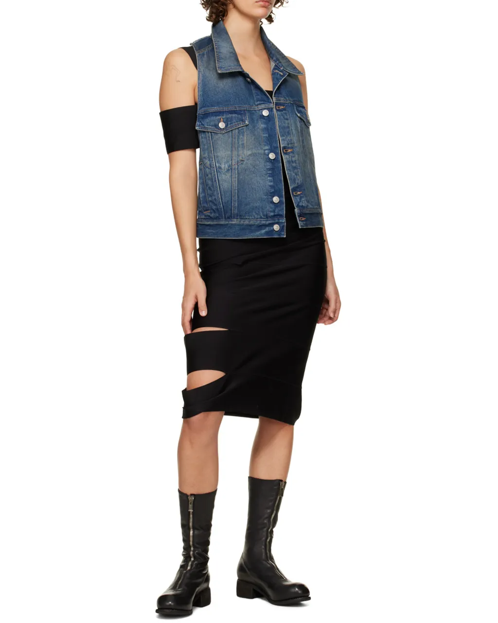 Pl9 Front Zipper Boots