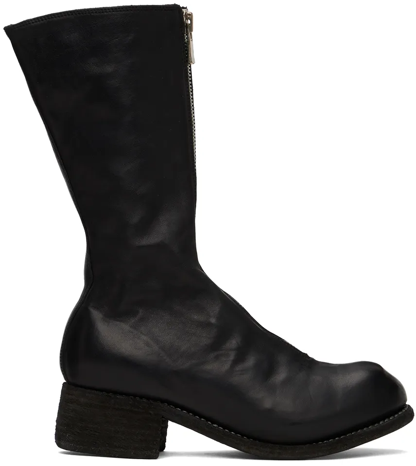 Pl9 Front Zipper Boots