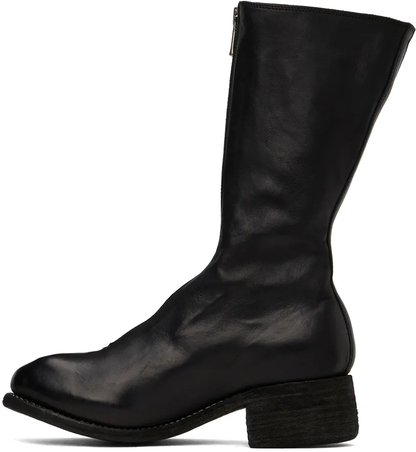 Pl9 Front Zipper Boots