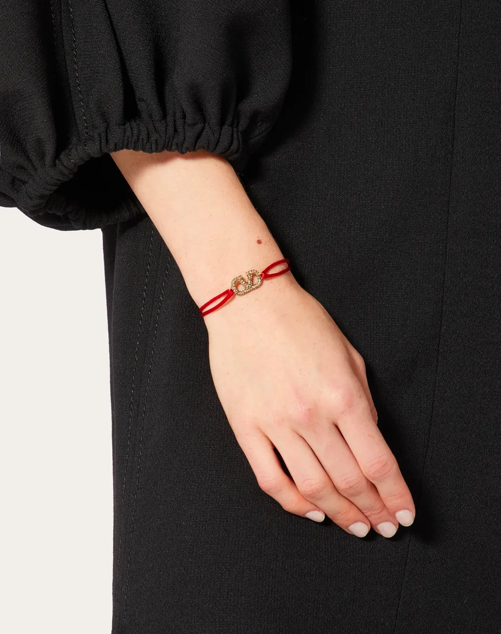 Valentino Garavani Vlogo Embellished Signature Bracelet