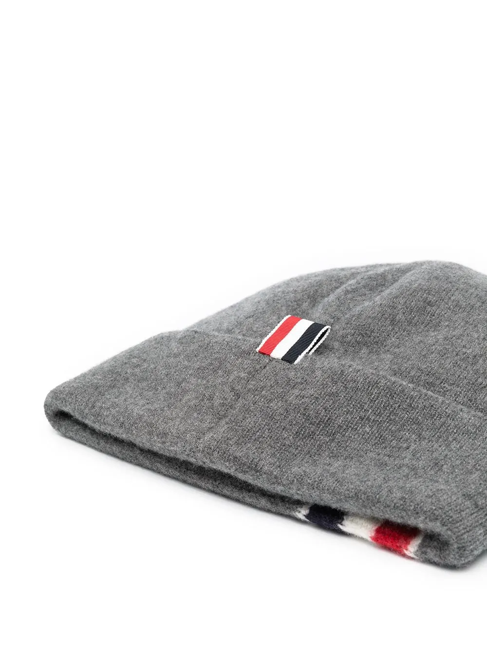 Thom Browne Stripe Detailed Knitted Beanie