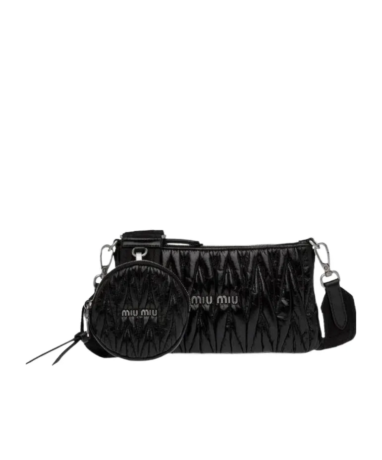Quilted Matelassé Clutch Bag