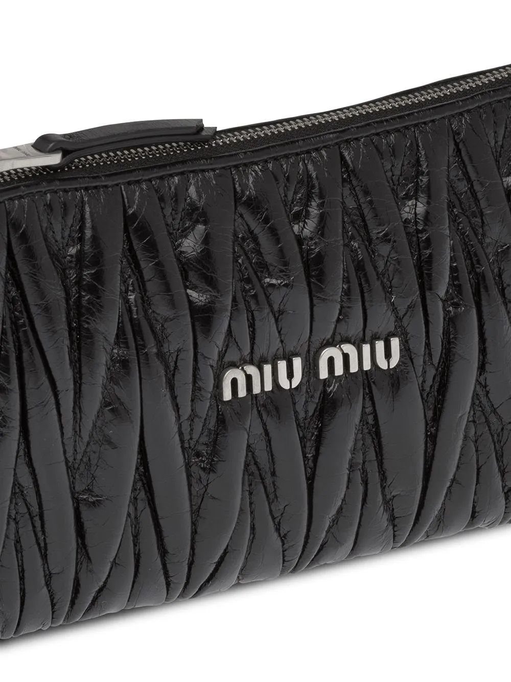 Quilted Matelassé Clutch Bag