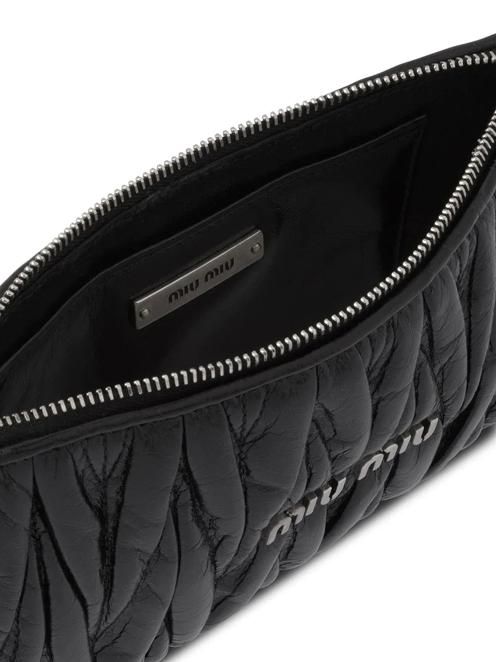 Quilted Matelassé Clutch Bag