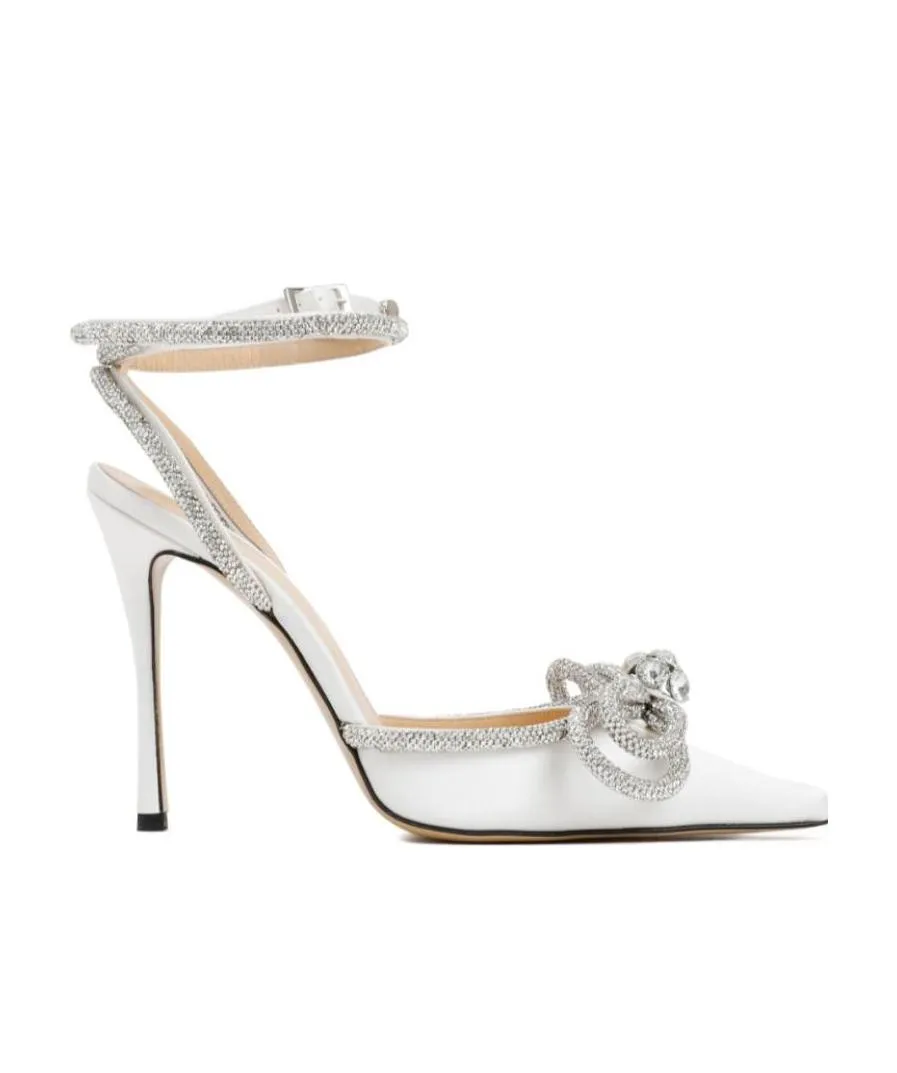 Mach & Mach Embellished Ankle-Strap Pumps