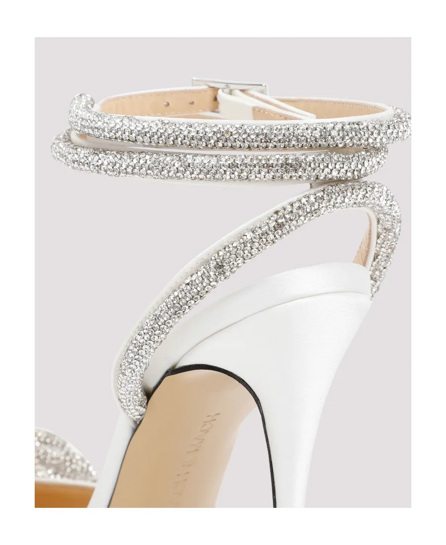 Mach & Mach Embellished Ankle-Strap Pumps