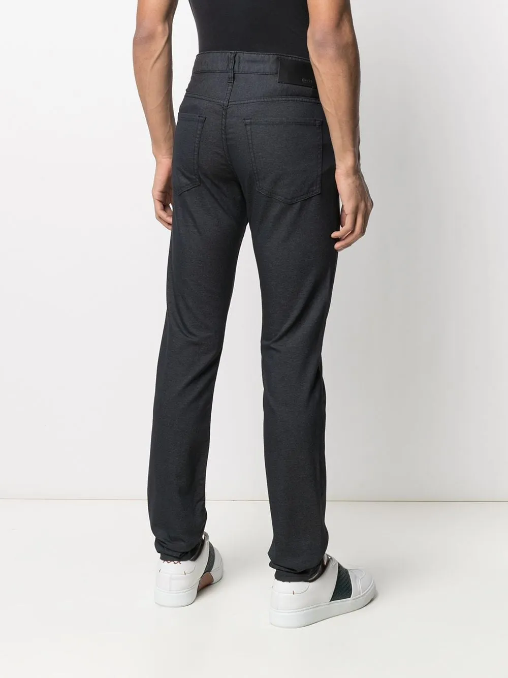 Mid-Rise Slim-Cut Jeans