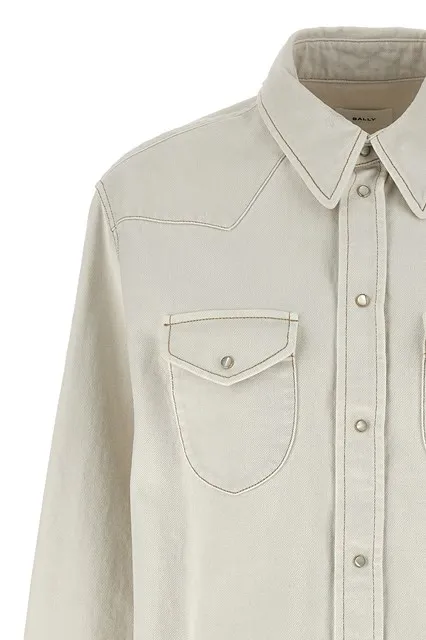 Bally Long-Sleeved Denim Shirt