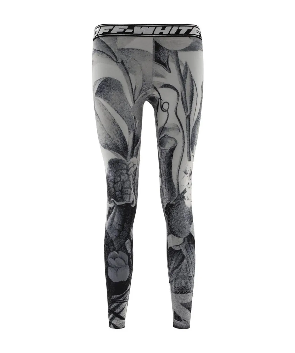 Off-White Botanical Printed Leggings