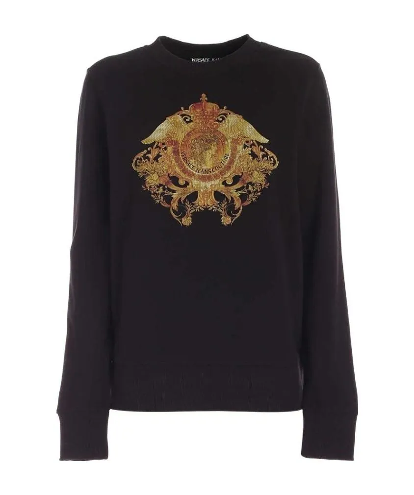 Rococo Crystal Motif Sweatshirt