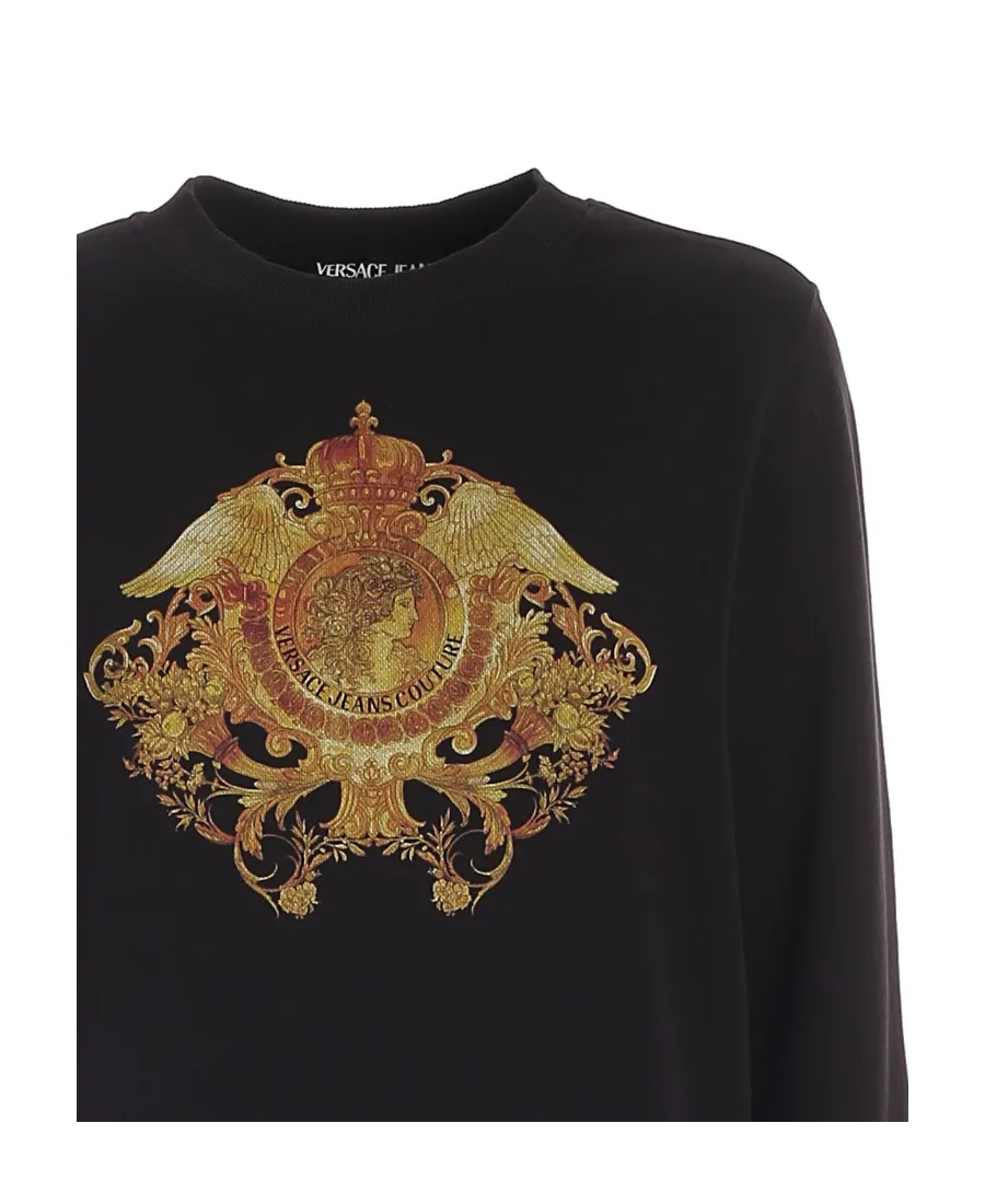 Rococo Crystal Motif Sweatshirt