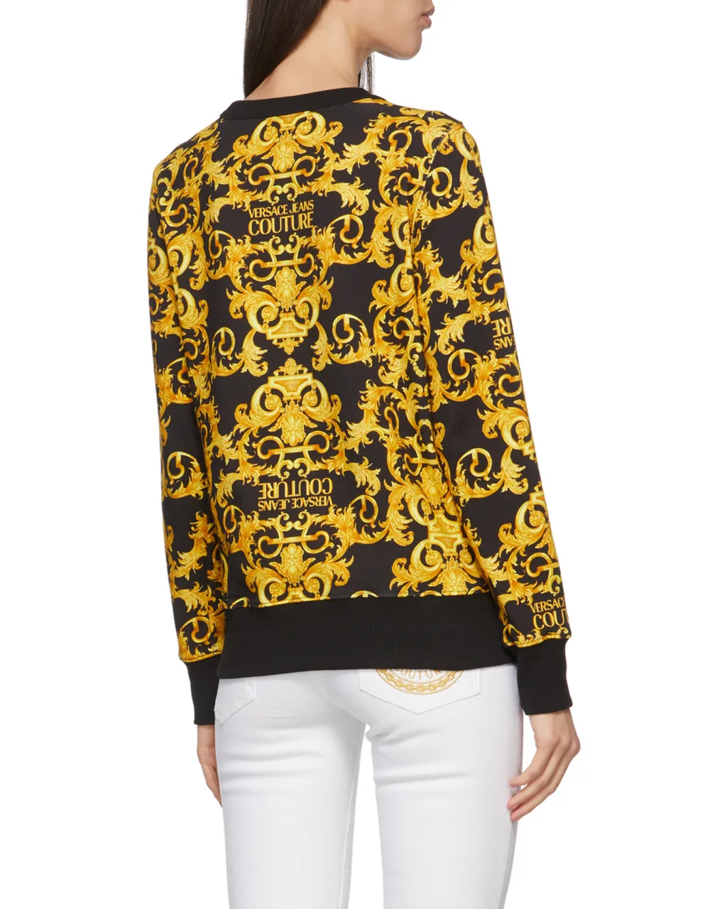 Logo-Baroque Cotton Sweatshirt