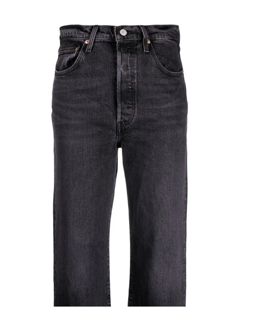 Ribcage High-Rise Straight Jeans