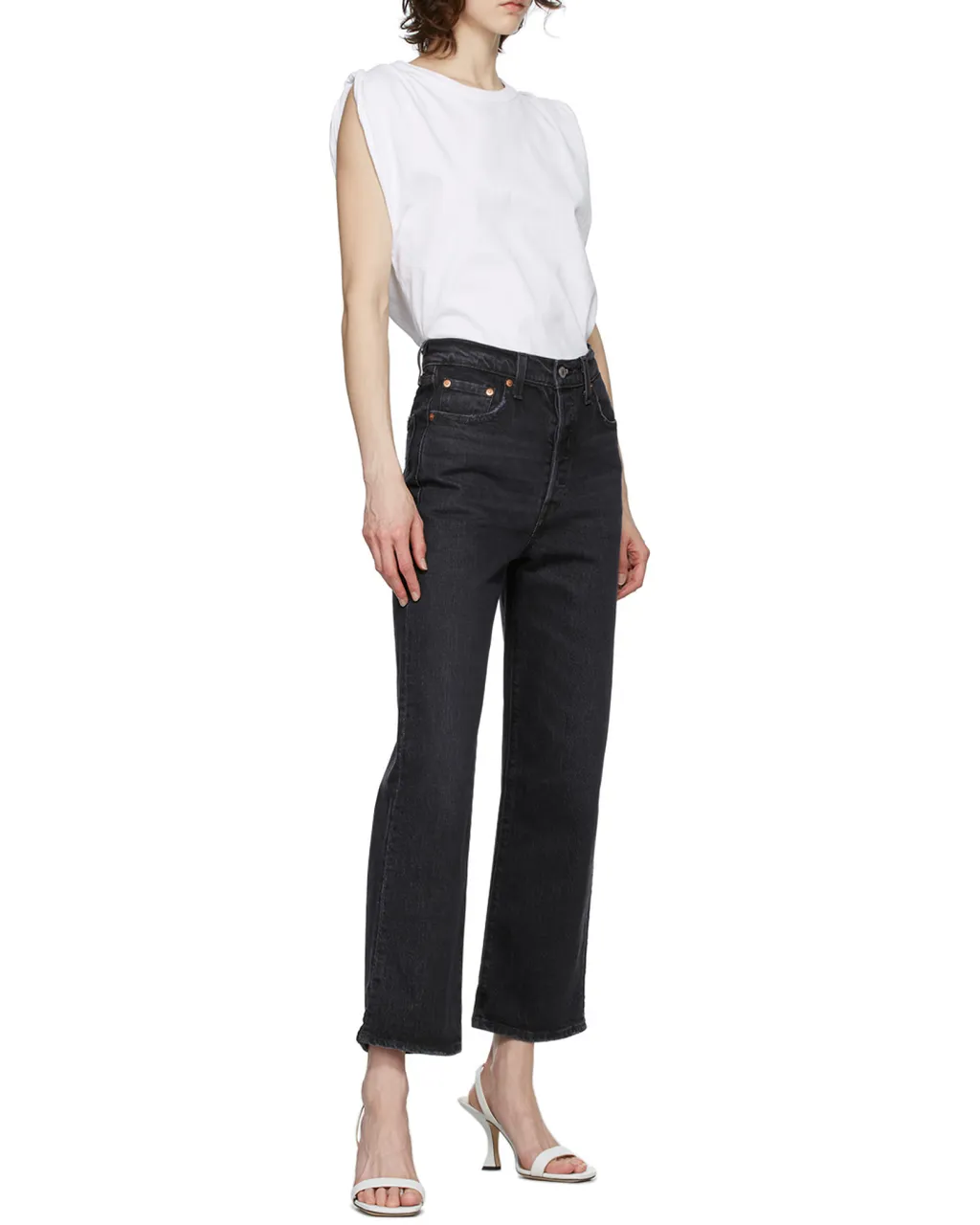 Ribcage High-Rise Straight Jeans