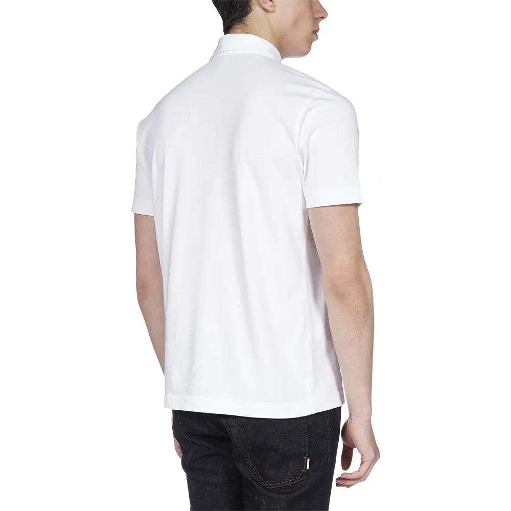 Logo-Patch Short-Sleeve Polo Shirt