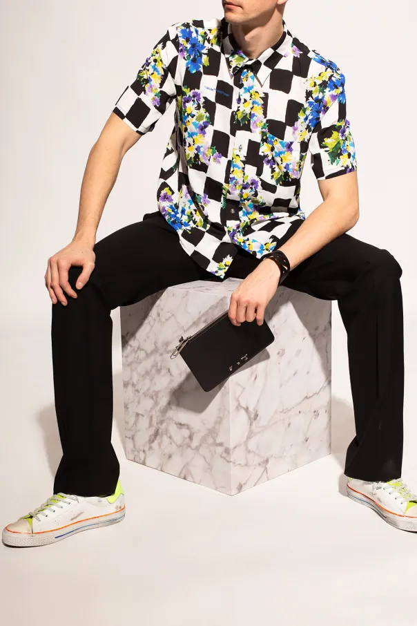 Off-White Logo Tag Straight Leg Pants