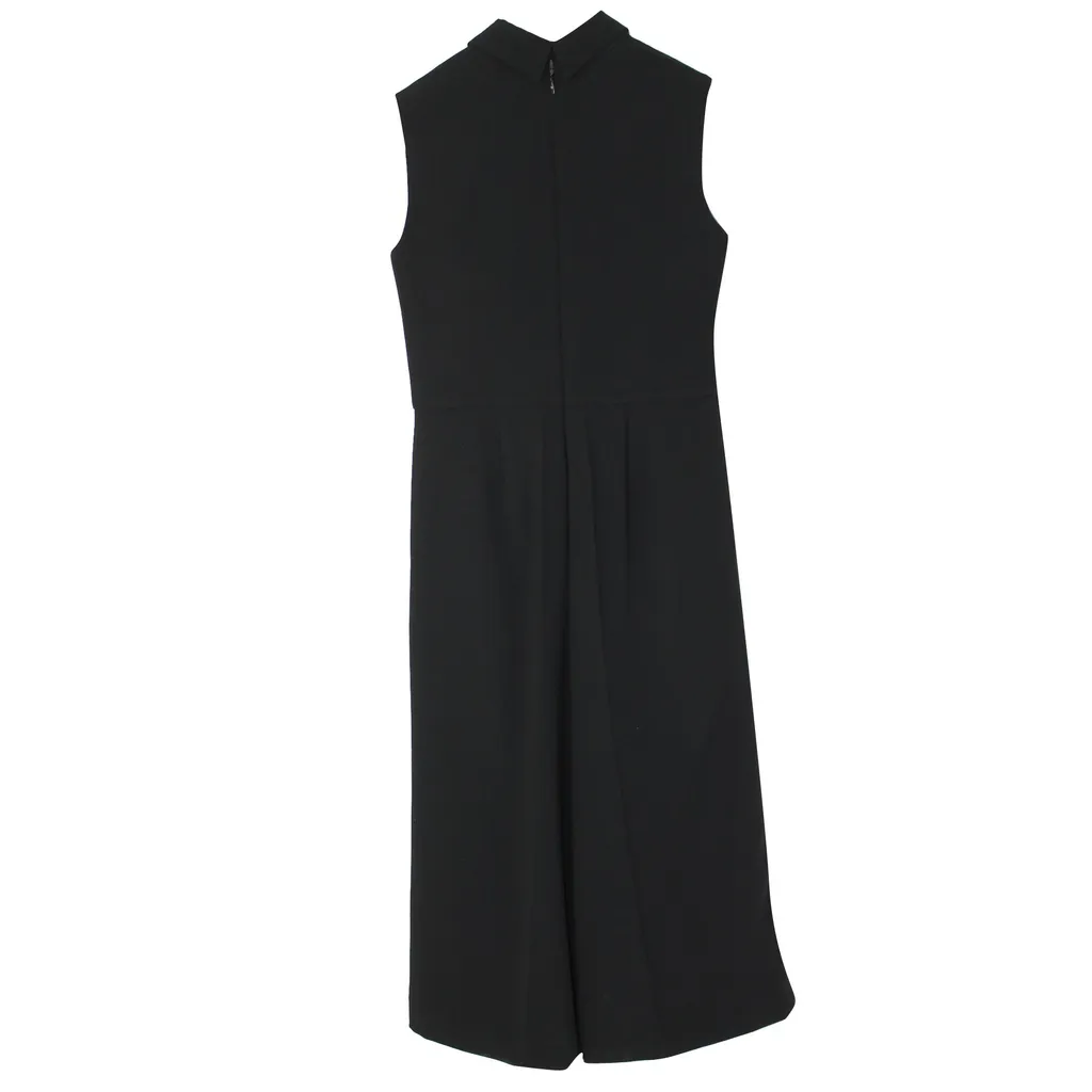 Elisabetta Franchi La Mia Bambina Tuta Bambina Nera In Crepe
