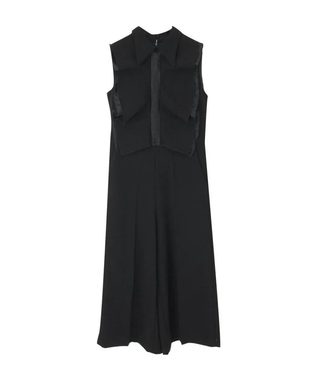 Elisabetta Franchi La Mia Bambina Tuta Bambina Nera In Crepe