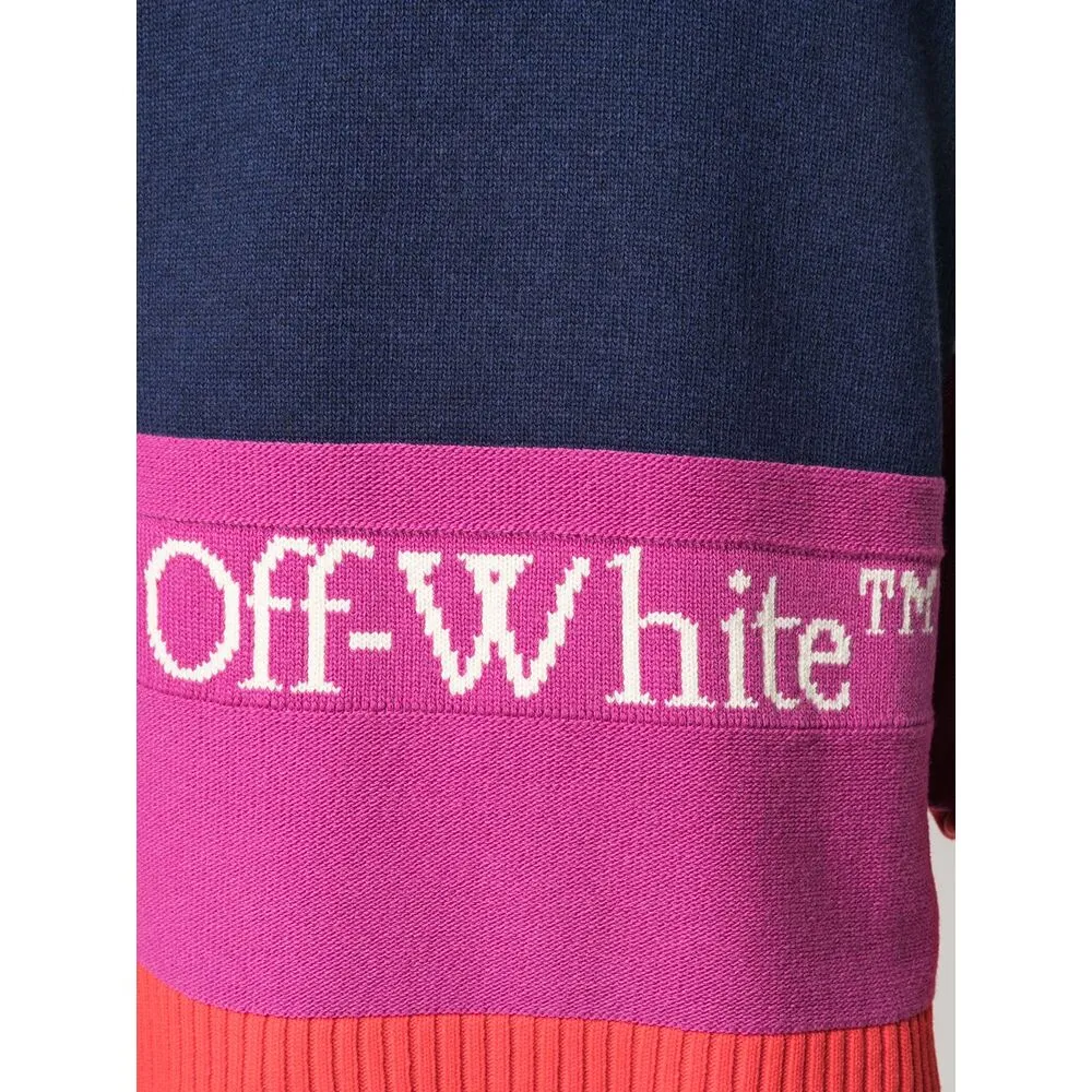 Colour-Block Logo Jumper
