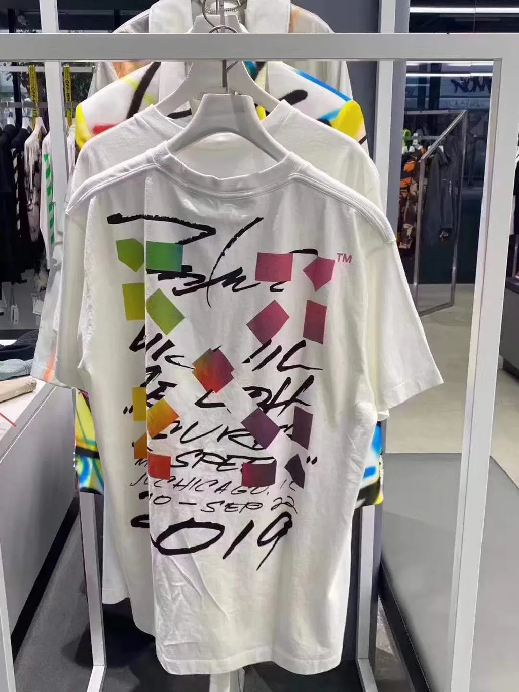 X Futura Alien Print T-Shirt