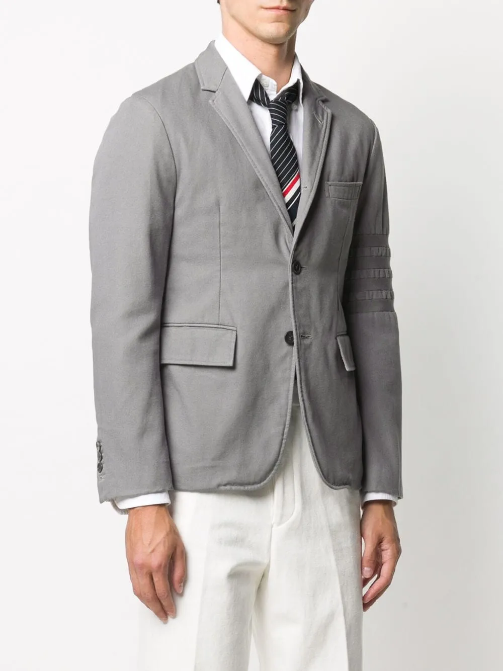 4-Bar Single-Breasted Blazer