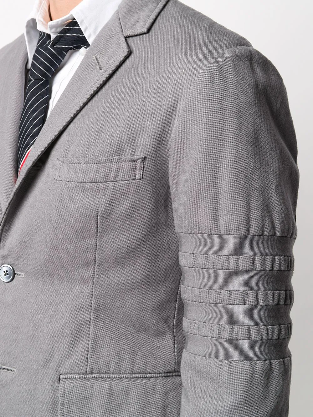 4-Bar Single-Breasted Blazer