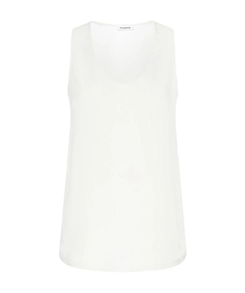 P.A.R.O.S.H. Scoop Neck Sleeveless Top