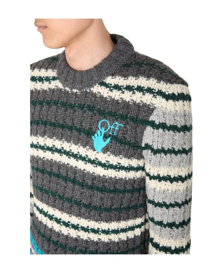 Hand Horizontal-Stripe Jumper