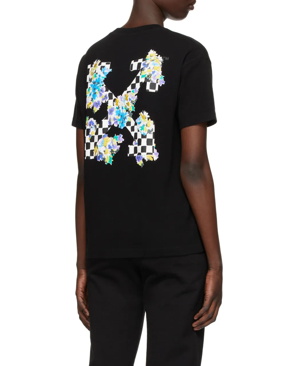 Check Arrows Print T-Shirt