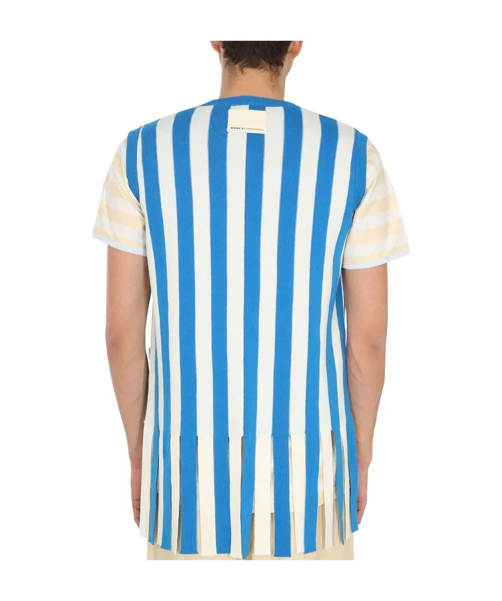 V-Collar Short-Sleeved T-Shirt