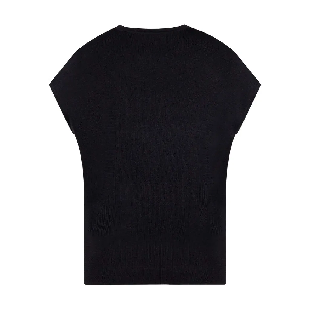 Black Short-Sleeved T-Shirt