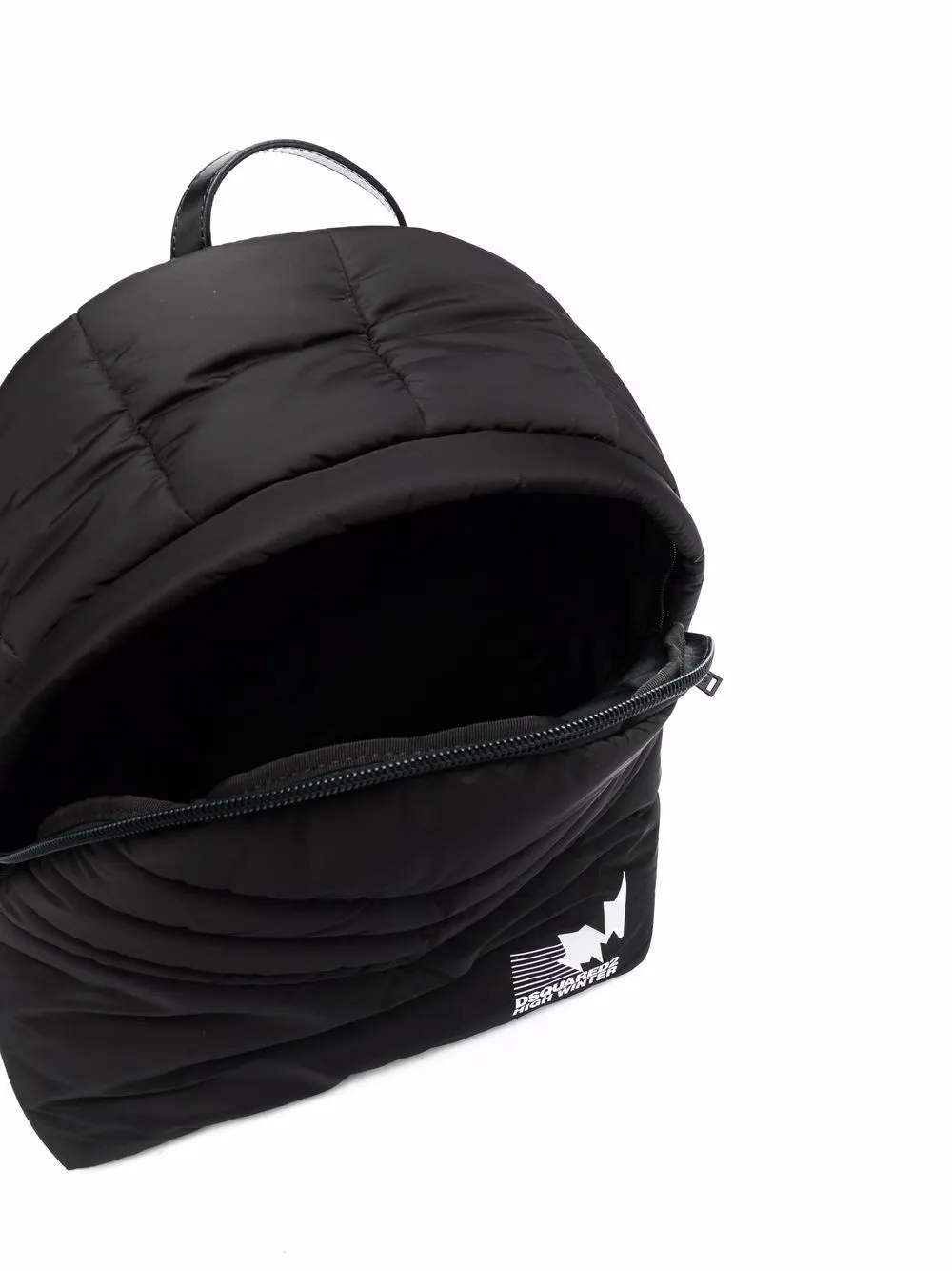 Padded Logo-Print Backpack