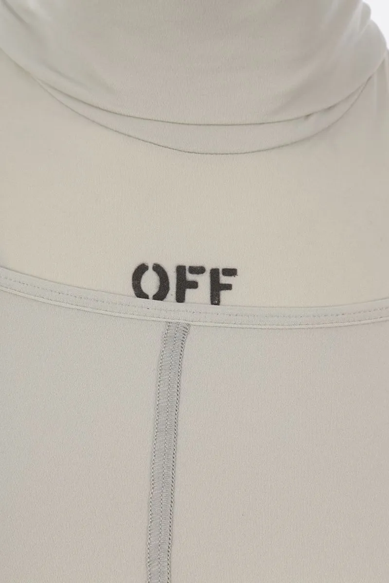 Off-White Jersey Bodycon Dress