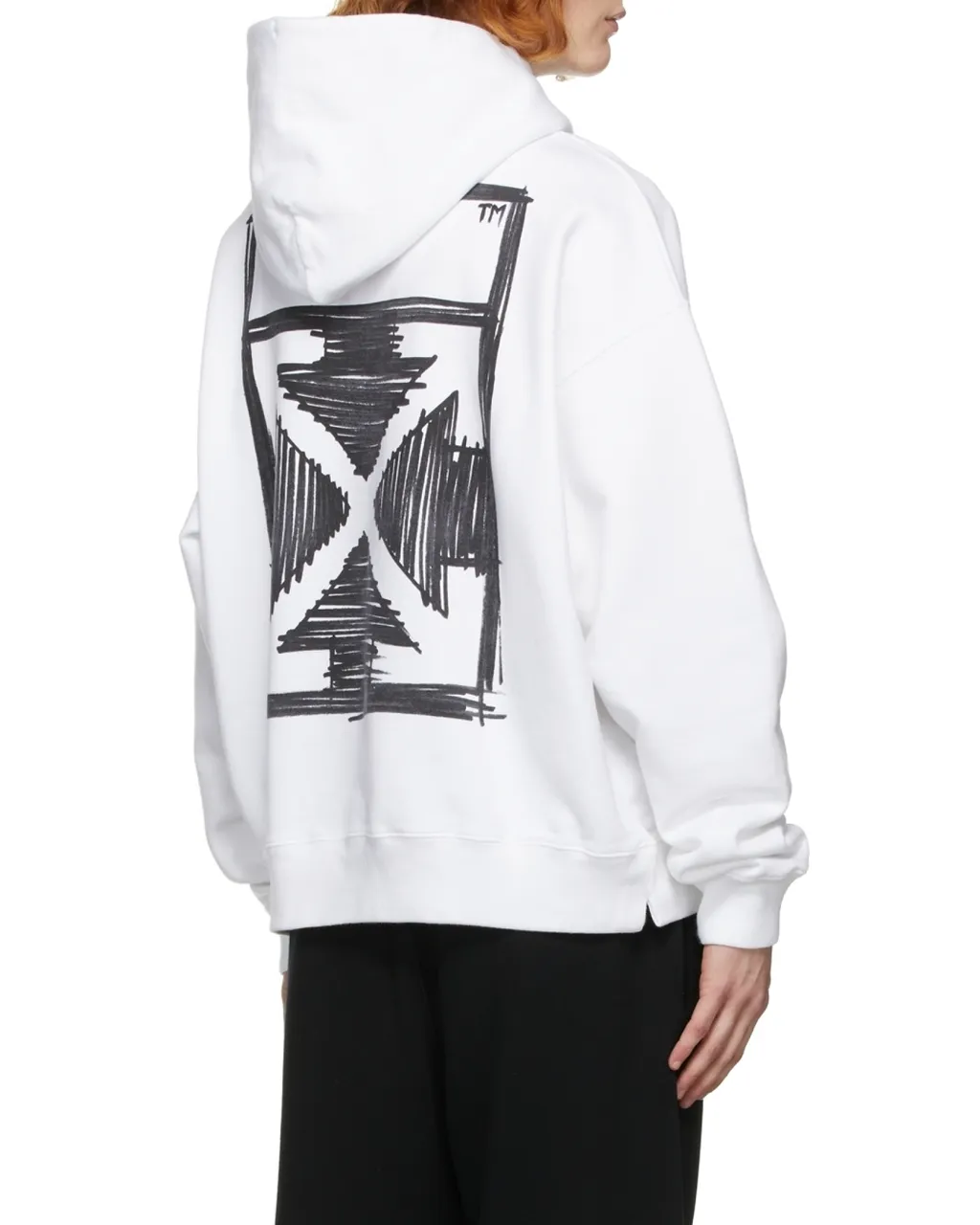 Logo-Print Drawstring Hoodie